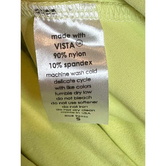 Susana Monaco Strapless High-Low Wired Midi Dress Pale Lime S - Picture 13 of 13